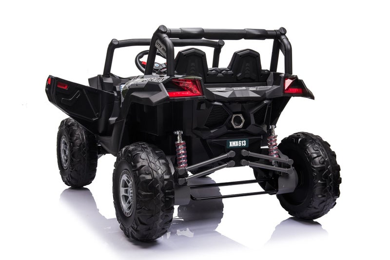 UTV 2000 Supper Big Buggy Powerful Motor 65W Leather Seats Rubber Tyres 4WD-Blue Carousel 4