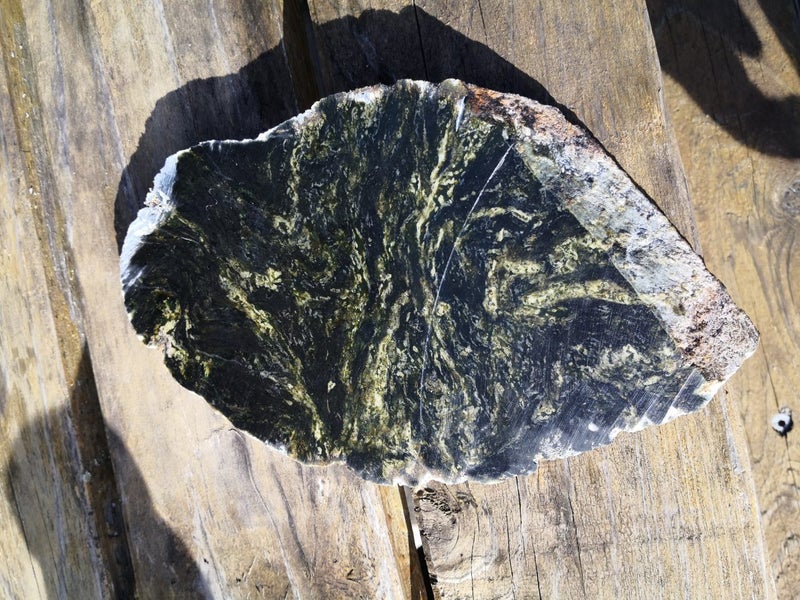 Greenstone large picture carving slab Tile amazing colours Carousel 1