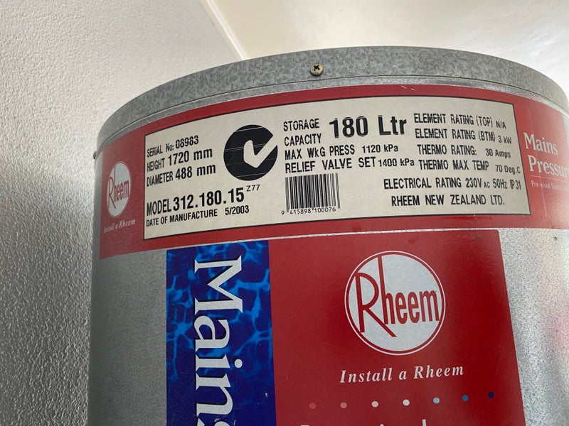 Rheem Hot Water Cylinder - Mains Pressure Carousel 2