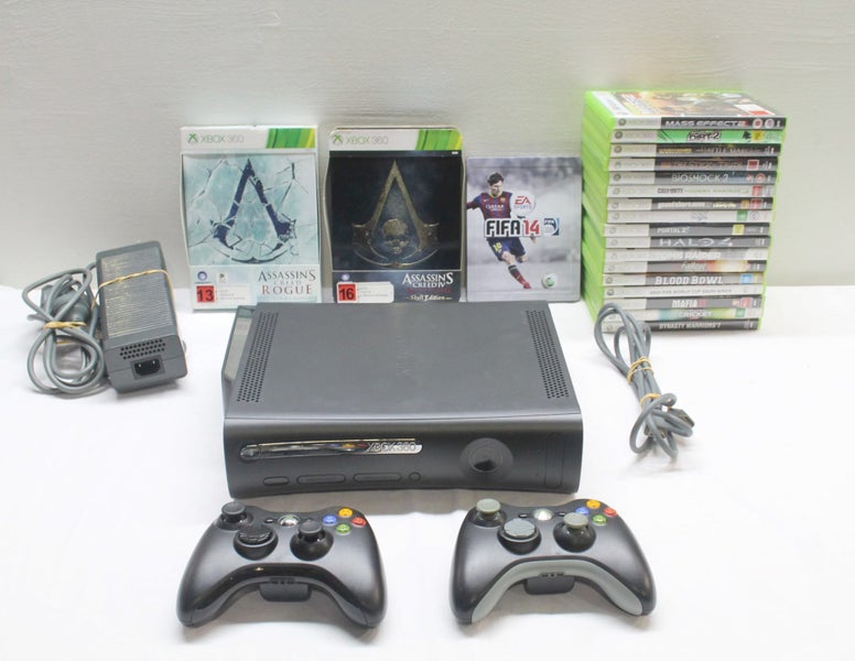 120GB Xbox 360, Controllers & 20 Games Carousel 1