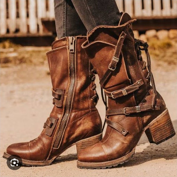 Freebird Cora Brown Boots Size9 Carousel 1