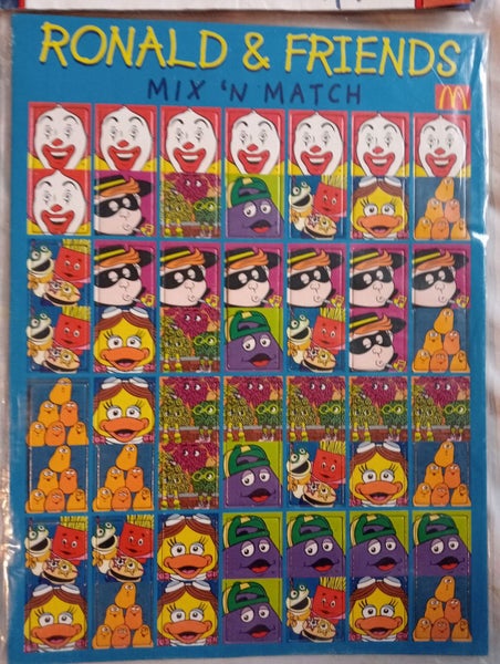 BULK Mcdonalds Mix n Match Sydney 2000 Olympic games Big Book & Calendar+sticker Carousel 8