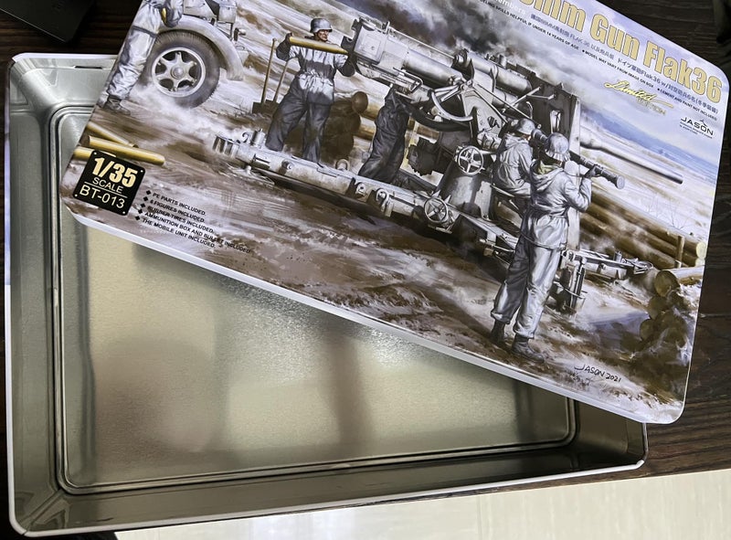 German 88mm Flak36 w/6 crew members (Limited Edition) Border Model BT-013 1:3564196313842049111