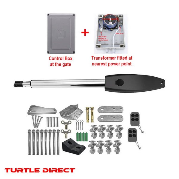 Turtle Single Swing Gate Opener DIY 24V Carousel 1