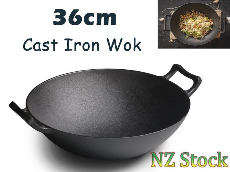 PTN NEW Cast Iron Wok Pot Sale Sale Carousel 9