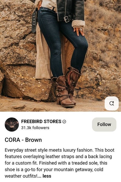 Freebird Cora Brown Boots Size9 Carousel 2