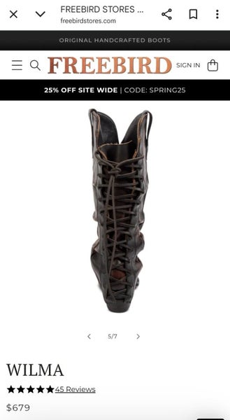 Freebird Wilma Black Boots size 9 Carousel 5