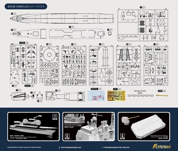FlyHawk 1/350 USS Cowpens CG-63 (1998) - FH5001 Carousel 2