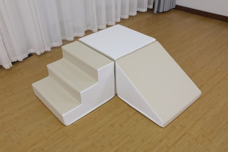 Soft Play Stairs Platform and Ramp sand colour Carousel 2