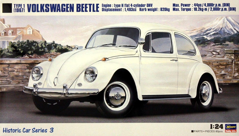 Volkswagen Beetle Type 1 (1967) Hasegawa | No. 21203 | 1:2464147052413953110