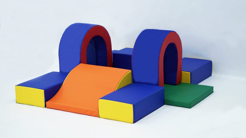 Soft Play Curved Double Tunnel Carousel 1