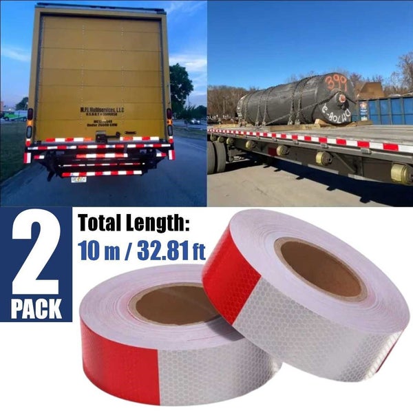 Reflective Tape Conspicuity Safety Red White Tape *Over Stocked* Carousel 1