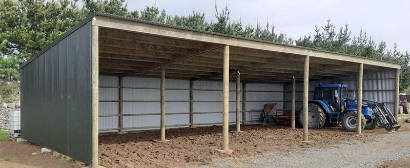Kitset Farm Shed - 4 Bays at 4.5m wide and 8m deep SPECIAL Carousel 1