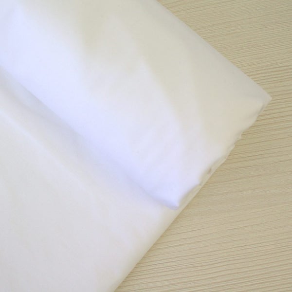 Commercial 250 Thread Count 50/50 Polycotton White Sheet Separates Carousel 2