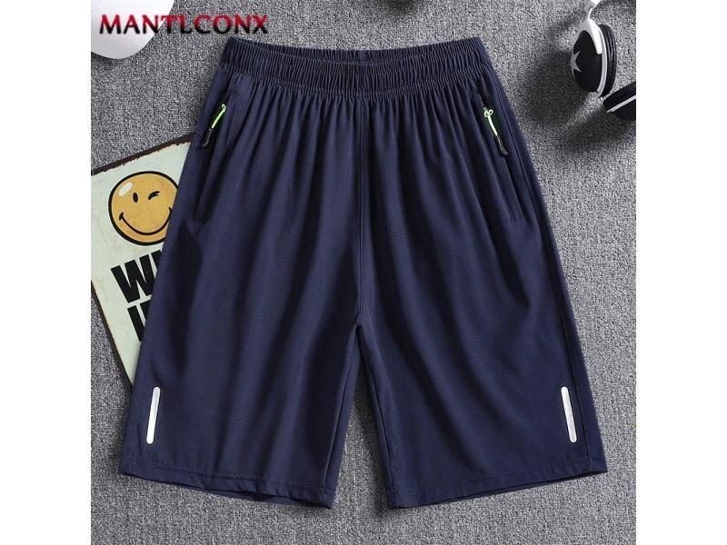 Men's Quick Dry Zipper Pocket Shorts For Sports And Beach Carousel 1