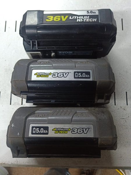 Ryobi 36v batteries faulty Carousel 1