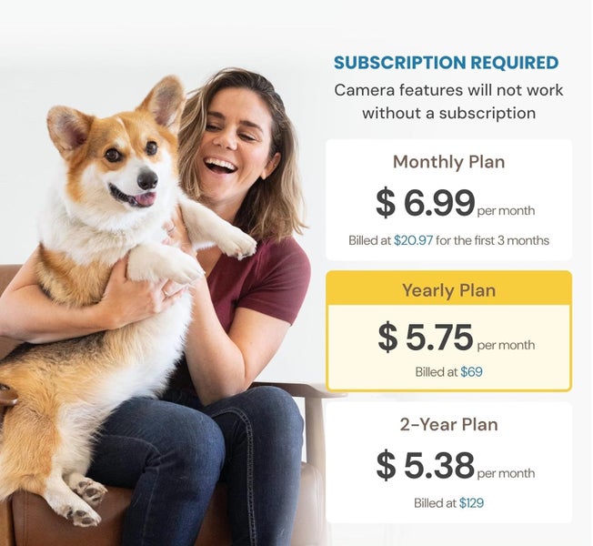 Furbo 360° Smart App Dog Camera + Interactive Pet Treat Dispenser Carousel 9