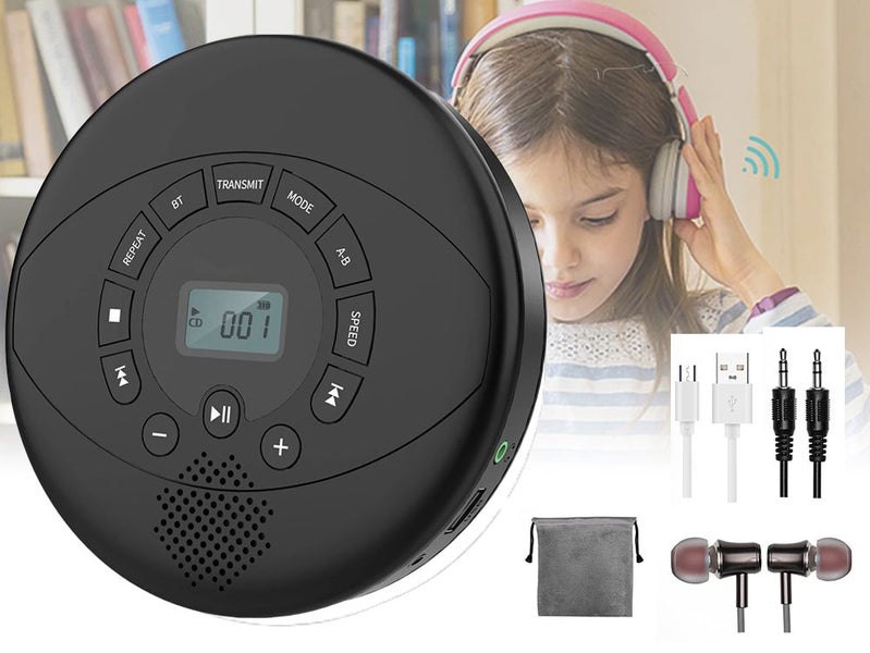 Rechargeable Portable Bluetooth CD Player - (NZ CLEARANCE) Carousel 1