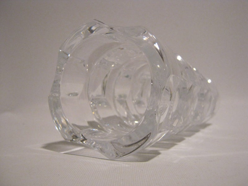 MID CENTURY DURAND LUMINARC GEOMETRIC OPTIC CRYSTAL ART GLASS VASE62863855909249113