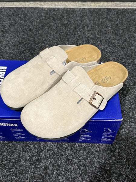 Birkenstock Women’s Clogs - Taupe Suede (Size EU 39 / UK NZ 6) Carousel 5