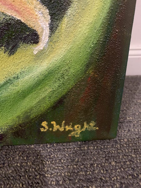 Art oil on canvas by S Wright62949054654595111
