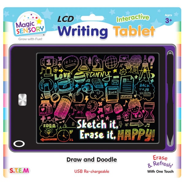 Magic Sensory Interactive LCD Writing Tablet - Purple Art (USB Rechargable) Carousel 1