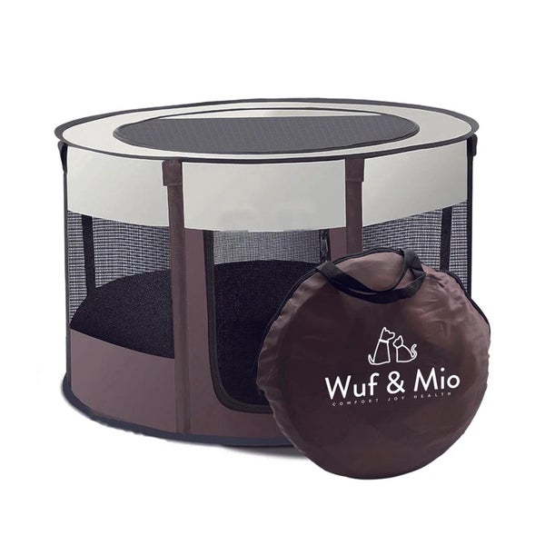 Wuf & Mio Portable Pet Play Tent Foldable, Durable & Travel-Ready Carousel 1