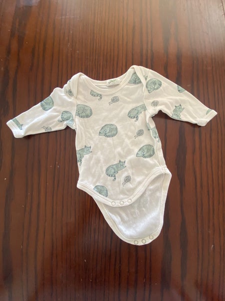 Nature Baby Cat print bodysuit - Newborn628638649080351127