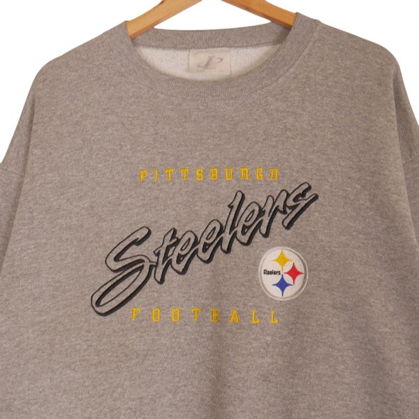 Vintage 90s NFL Pittsburgh Steelers Embroidered Sweatshirt Large Carousel 2