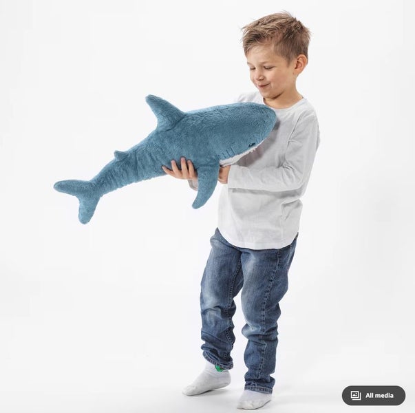 IKEA BLÅHAJ BLAHAJ Soft toy shark, baby shark, 55 cm Carousel 2