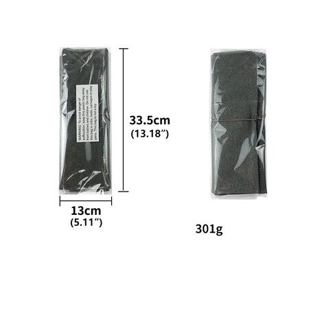 Grey 46*32*21cm Foldable Sewing Machine Dust Cover with Storage Pockets Carousel 2