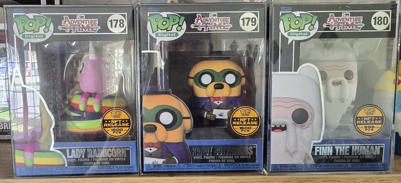 ADVENTURE TIME NFT FUNKO POPS X3 Carousel 1