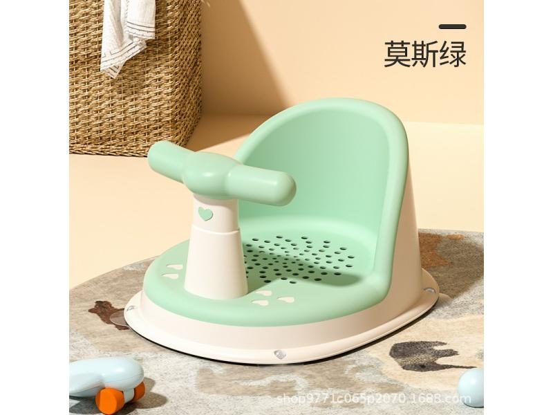 Baby Bathtub Seat Anti-slip Mat Floating Pillow Carousel 1
