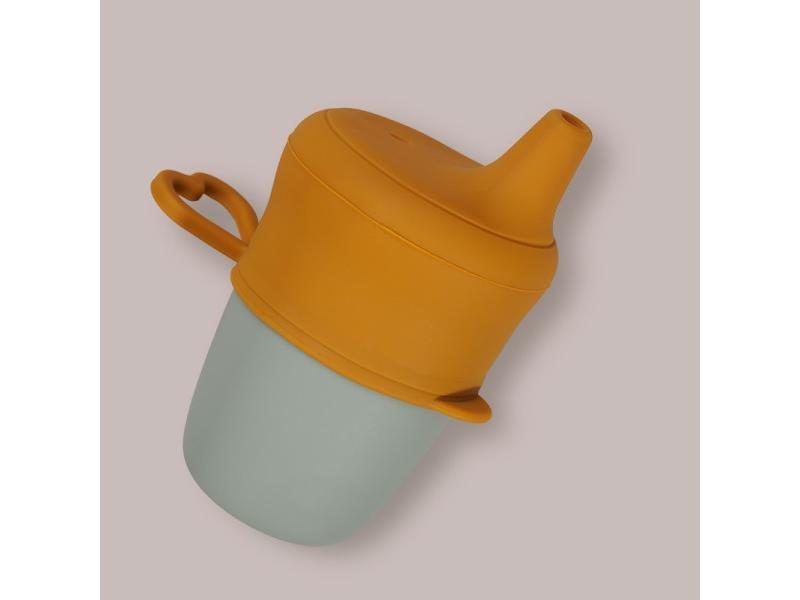 Portable Drinkware Baby Food Storage Snacks Cup Infant BPA Free Sippy Cup Carousel 1