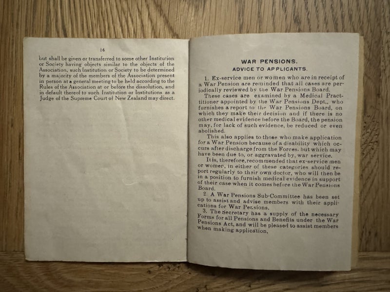 Rules of the Geraldine RSA - Extremely Rare Carousel 3