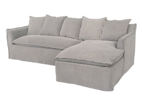 Marsala Chaise Lounge - Left Or Right (Grey) Carousel 2