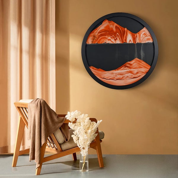 16 inches Moving Sand Picture Frame Carousel 2