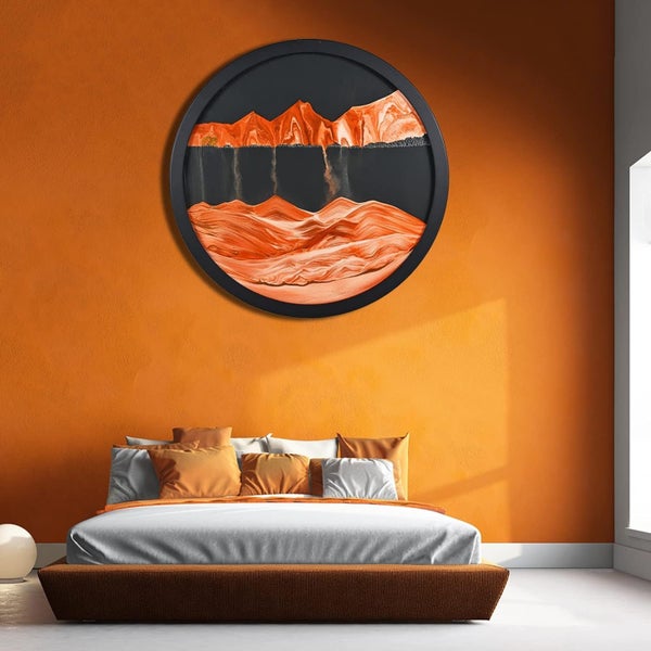 16 inches Moving Sand Picture Frame Carousel 6