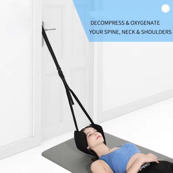 NZ Stock Neck Massage Hammock Traction Massager Muscle Relaxation Carousel 2