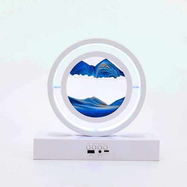 Clearance Bluetooth Quicksand Mood Lamp with RGB Lighting & Sleep Aid Carousel 2