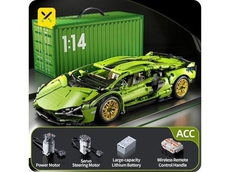 ToylinX Technical Building Blocks Racing Sport Car Speed Vehicle Model City Carousel 1