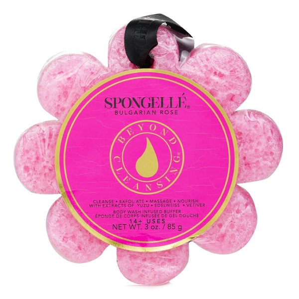 Spongelle Wild Flower Soap Sponge - Bulgarian Rose (Pink) 1pc/85g Carousel 1