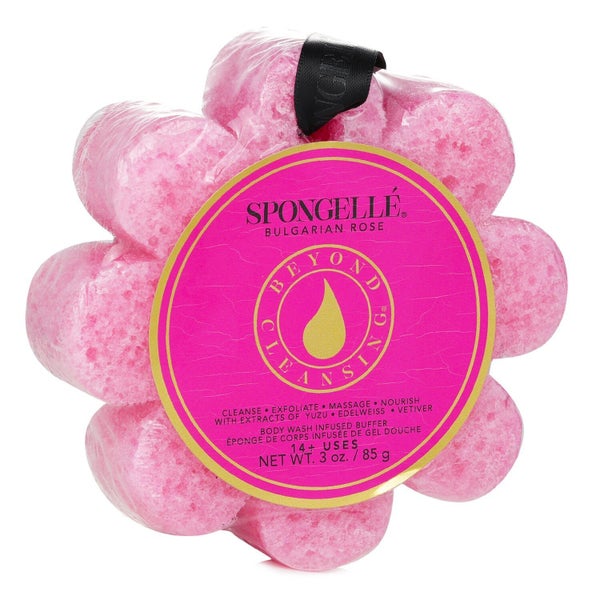 Spongelle Wild Flower Soap Sponge - Bulgarian Rose (Pink) 1pc/85g Carousel 2