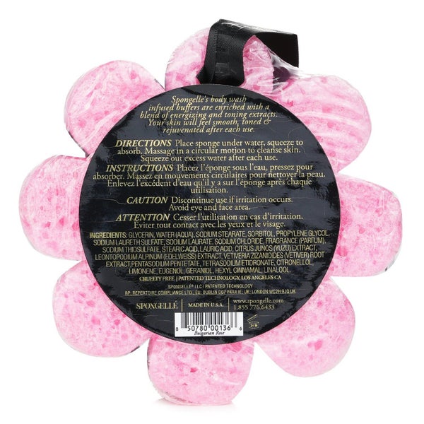 Spongelle Wild Flower Soap Sponge - Bulgarian Rose (Pink) 1pc/85g Carousel 3