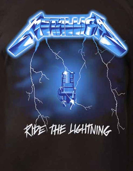Metallica T Shirt Ride The Lightning new Official Mens Long Sleeve Carousel 2