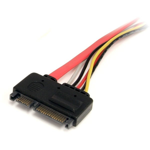 StarTech.com 12in 22 Pin SATA Power and Data Extension Cable - First End: 1 x 22 Carousel 2