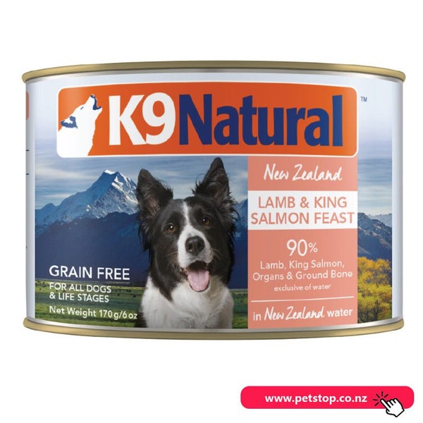 K9 Natural Lamb & Salmon Feast Wet Dog Food 170g Carousel 1