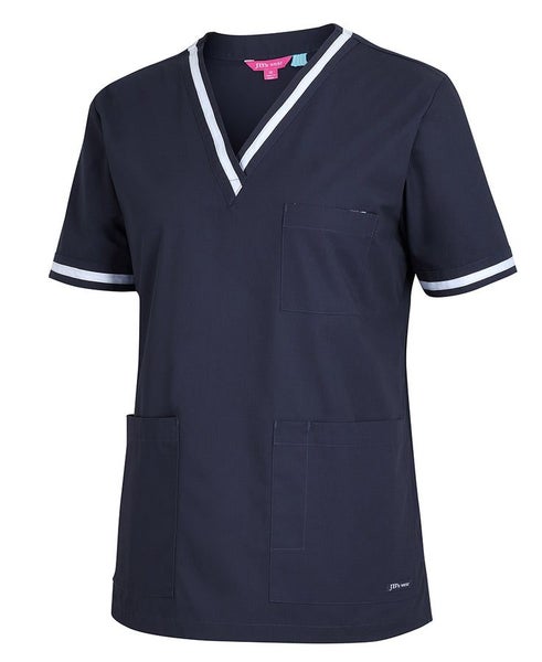 4SCT1 JB's Ladies Contrast Scrubs Carousel 2
