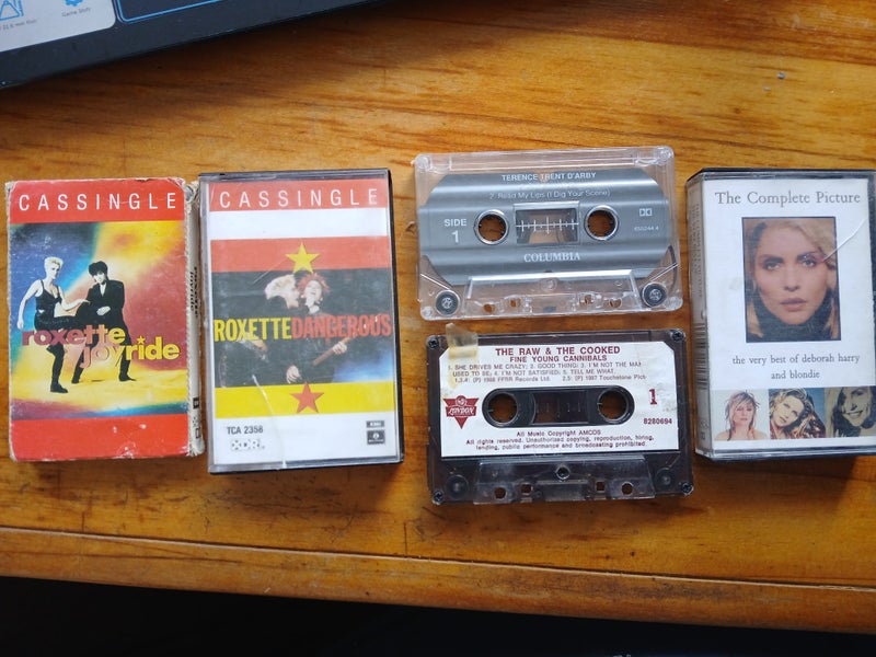 Cassingles Roxette ,Terence Darby, Fine Cannibals, Deborah Harry Carousel 1