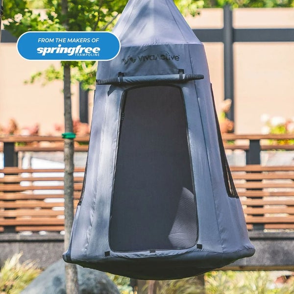gobaplay - FlyMax Saucer Tree Swing with tent - green628658264318751118